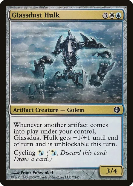 Glassdust Hulk, Magic card ARB 7 — Alara Reborn set