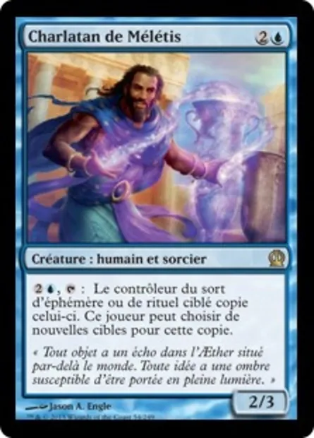 Charlatan de Mélétis, carte Magic THS 54 — extension Theros