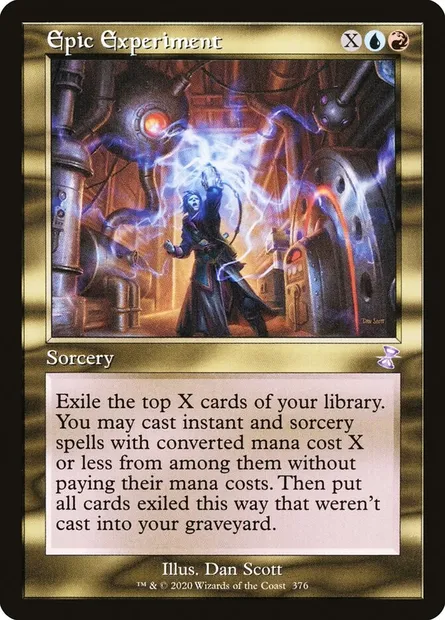 Epic Experiment, Magic card TSR 376 — Time Spiral Remastered set