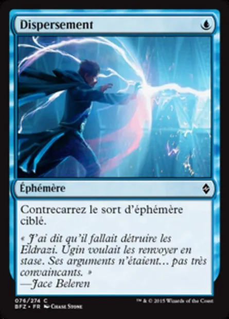 Dispersement, carte Magic BFZ 76 — extension La bataille de Zendikar
