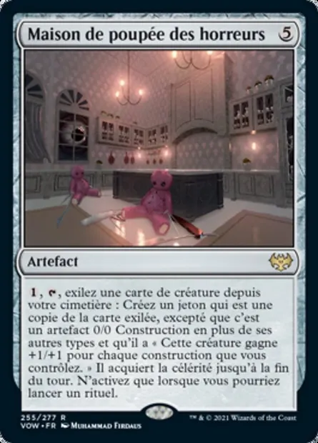 Maison de poupée des horreurs, carte Magic VOW 255 — extension Innistrad : noce écarlate