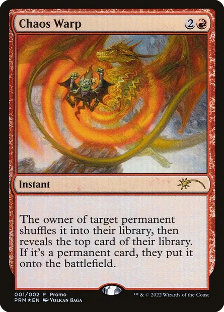 Chaos Warp, Magic card PW24 7 — Wizards Play Network 2024 set