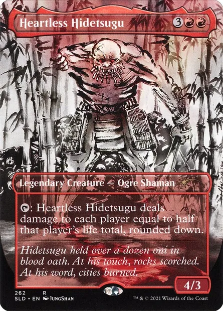 Heartless Hidetsugu, Magic card SLD 262 — Secret Lair Drop set