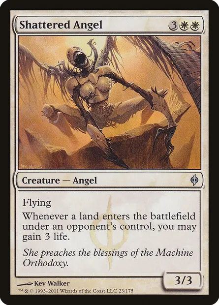 Shattered Angel, Magic card NPH 23 — New Phyrexia set