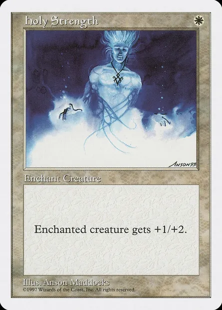 Holy Strength, Magic card 5ED 35 — Fifth Edition set