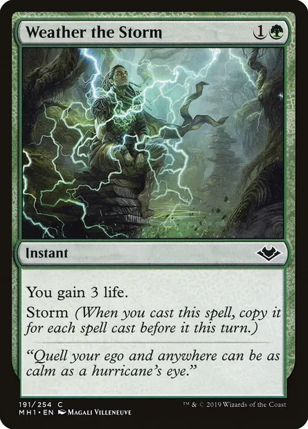 Weather the Storm, Magic card MH1 191 — Modern Horizons set