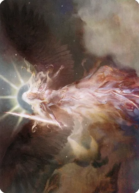 Serra's Emissary // Serra's Emissary, Magic card AMH2 8 — Modern Horizons 2 Art Series set