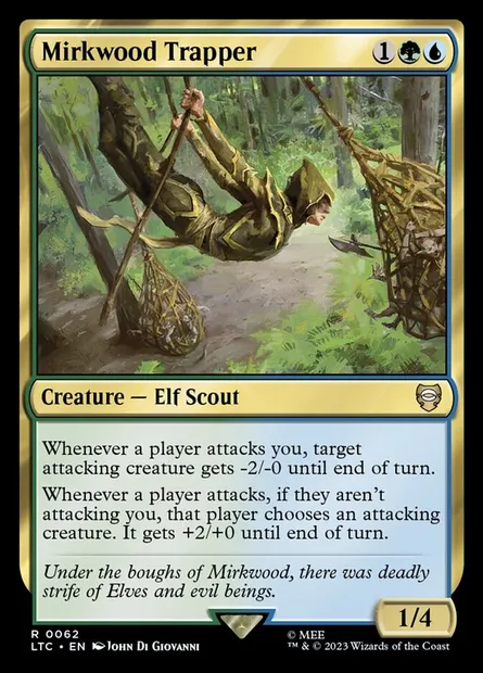 Mirkwood Trapper, Magic card LTC 62 — Tales of Middle-earth Commander set
