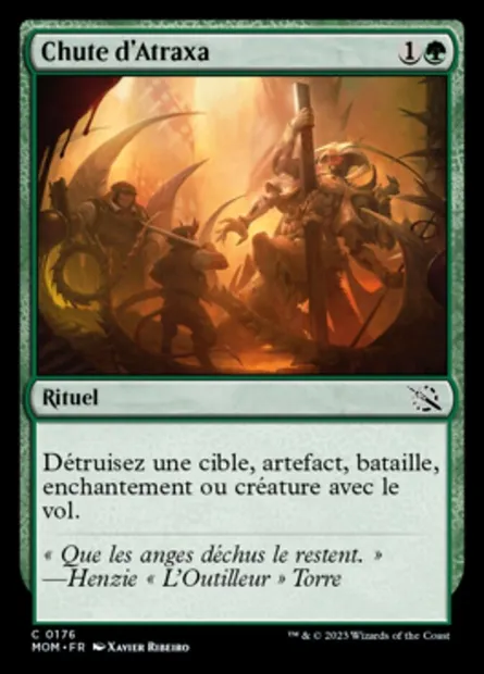Chute d'Atraxa, carte Magic MOM 176 — extension L'invasion des machines