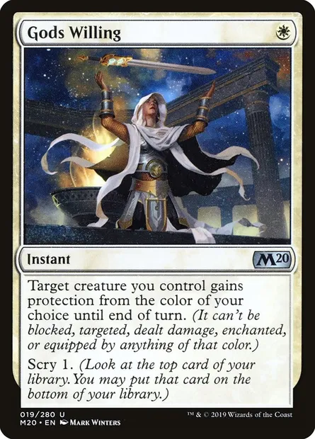 Gods Willing, Magic card M20 19 — Core Set 2020 set
