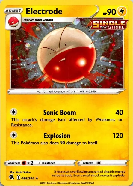 Electrode, Pokémon card TDX 088-2 — Theme Deck & Blisters Exclusives set
