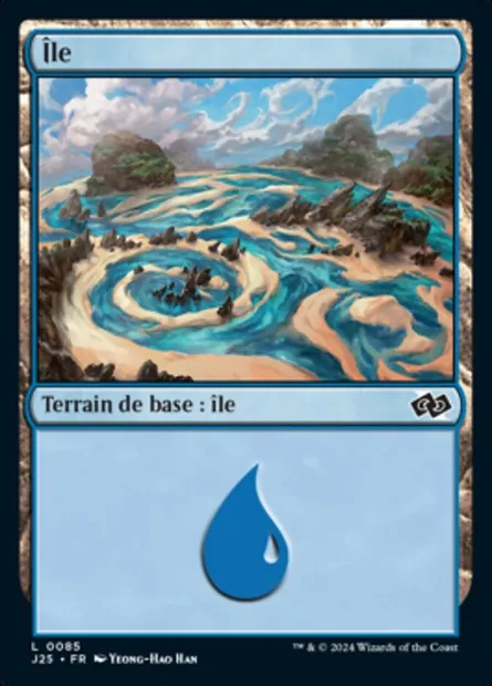 Île, carte Magic J25 85 — extension Foundations Jumpstart
