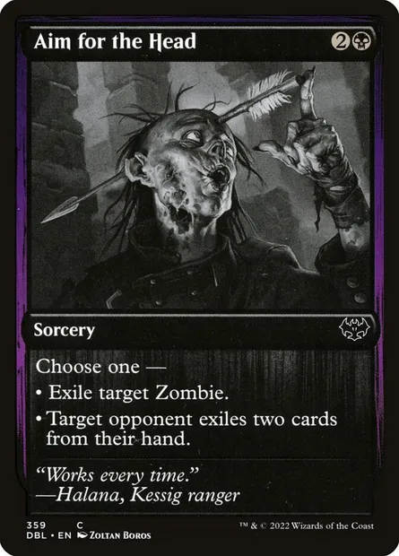 Aim for the Head, Magic card DBL 359 — Innistrad: Double Feature set