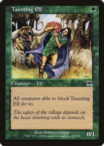 Elfe moqueur, carte Magic ONS 290 — extension Carnage