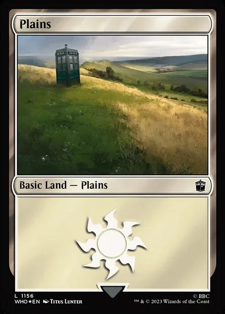 Plains, Magic card WHO 1156 — Doctor Who set