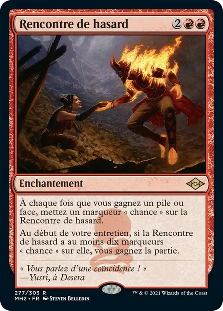 Rencontre de hasard, carte Magic MH2 277 — extension Horizons du Modern 2