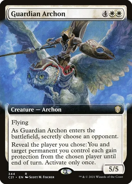 Guardian Archon, Magic card C21 344 — Commander 2021 set