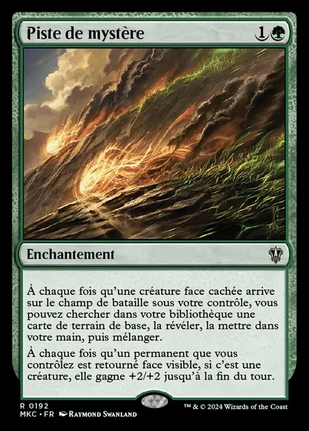 Piste de mystère, carte Magic MKC 192 — extension Murders at Karlov Manor Commander