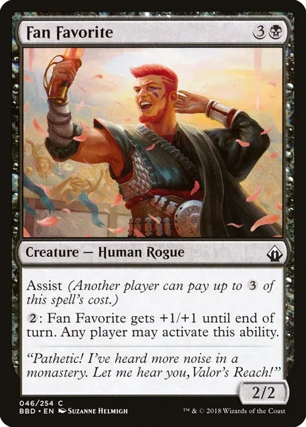 Fan Favorite, Magic card BBD 46 — Battlebond set