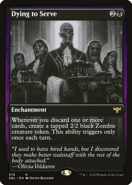 Service sépulcral, carte Magic DBL 376 — extension Innistrad : Double Programme