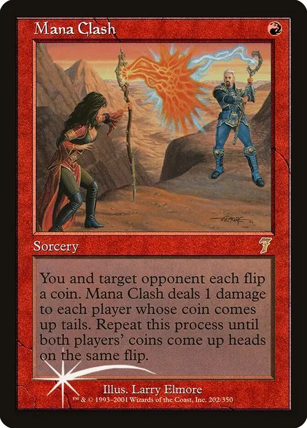 Choc de mana, carte Magic 7ED 202★ — extension Septième Edition