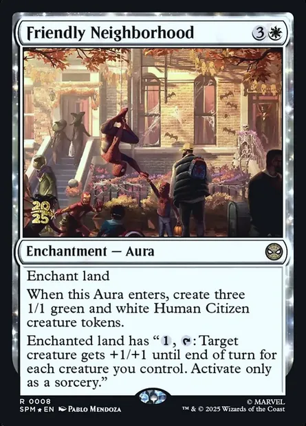 Friendly Neighborhood, Magic card PSPM 8s — Marvel's Spider-Man Promos set