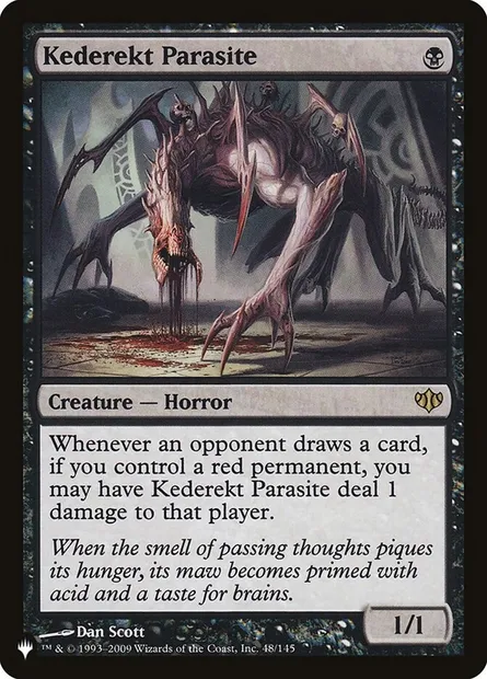 Kederekt Parasite, Magic card PLST CON-48 — The List set