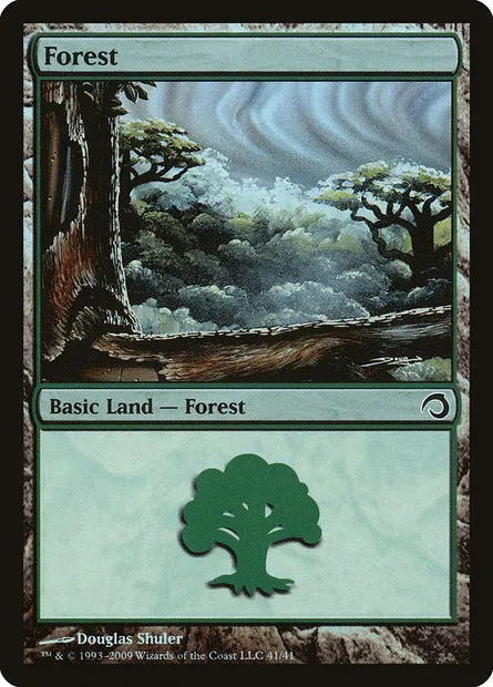 Forêt, carte Magic H09 41 — extension Premium Deck Series: Slivers