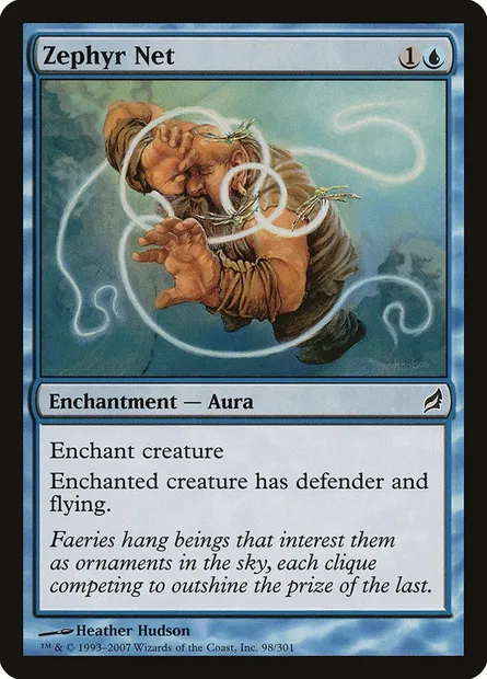 Zephyr Net, Magic card LRW 98 — Lorwyn set