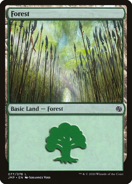 Forêt, carte Magic JMP 77 — extension Jumpstart