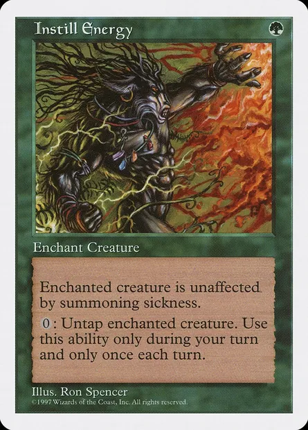 Instill Energy, Magic card 5ED 304 — Fifth Edition set