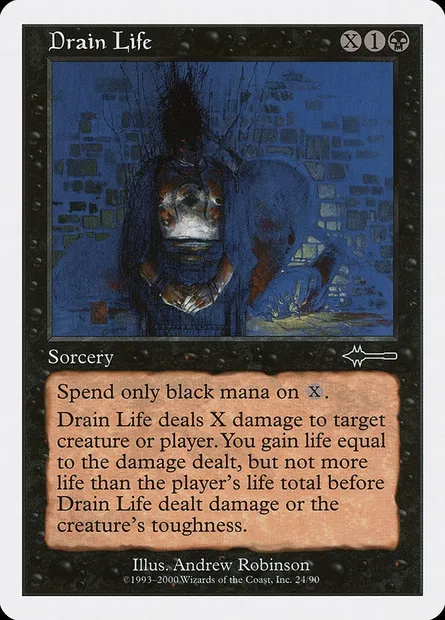 Drain de vie, carte Magic BTD 24 — extension Beatdown Box Set