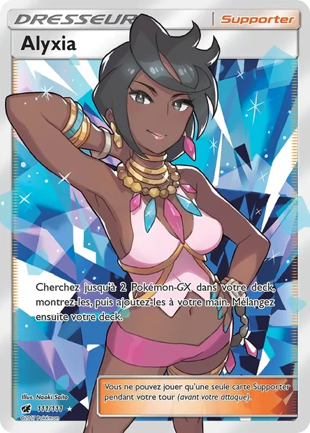 Alyxia, carte Pokémon CIN 111 — extension Invasion Carmin