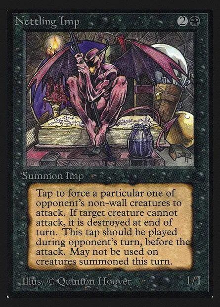 Nettling Imp, Magic card CEI 118 — Intl. Collectors' Edition set