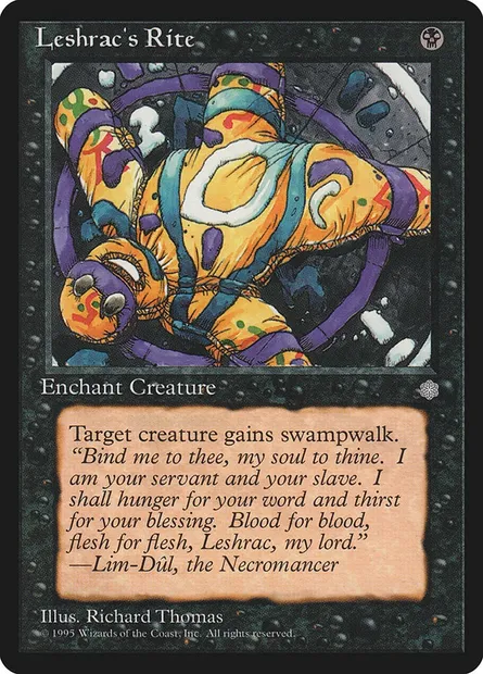 Leshrac's Rite, Magic card ICE 143 — Ice Age set