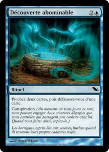 Découverte abominable, carte Magic SHM 39 — extension Sombrelande