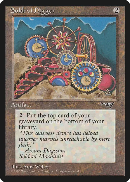 Soldevi Digger, Magic card ALL 131 — Alliances set