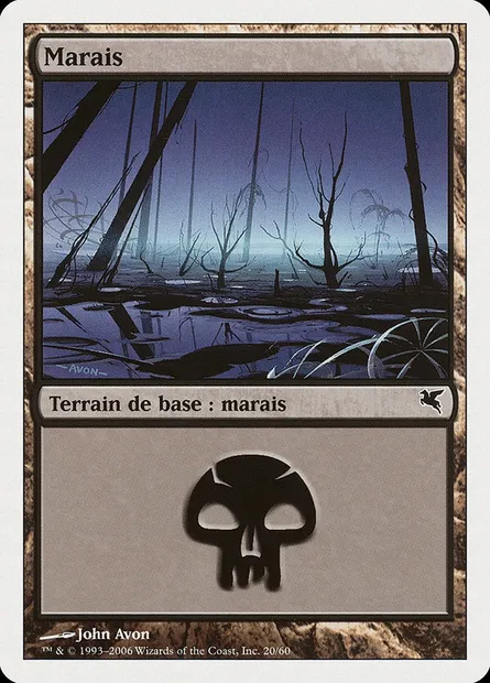 Swamp, Magic card PSAL F20 — Salvat 2005 set