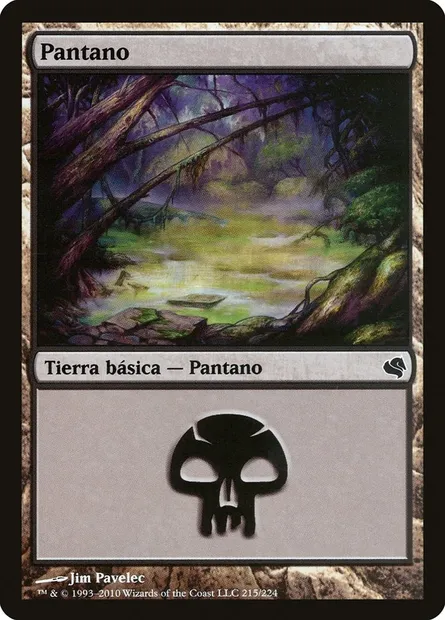 Swamp, Magic card PS11 215 — Salvat 2011 set