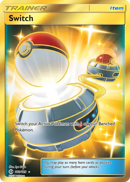 Switch, Pokémon card SUM 160 — Sun & Moon set