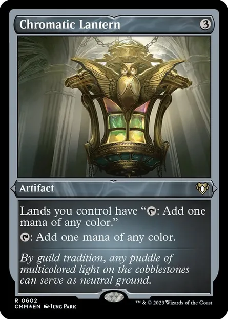 Chromatic Lantern, Magic card CMM 602 — Commander Masters set