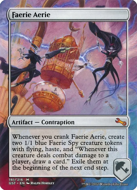 Faerie Aerie, carte Magic UST 181 — extension Unstable