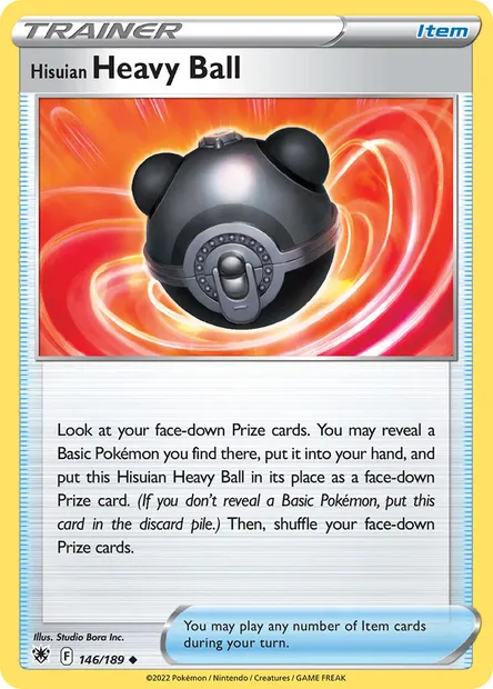 Hisuian Heavy Ball, Pokémon card ASR 146 — Astral Radiance set