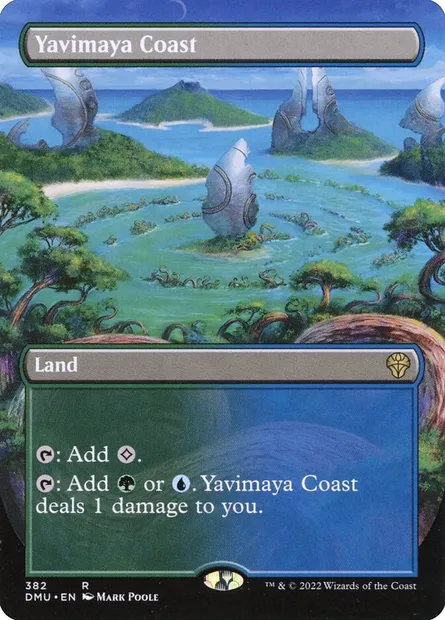 Yavimaya Coast, Magic card DMU 382 — Dominaria United set