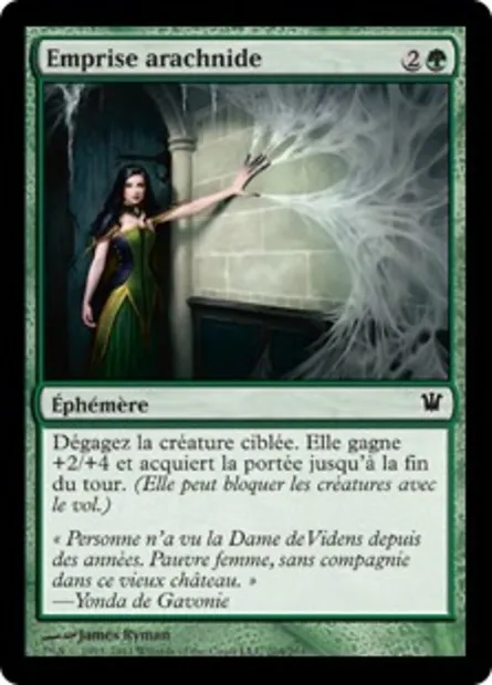 Emprise arachnide, carte Magic ISD 204 — extension Innistrad