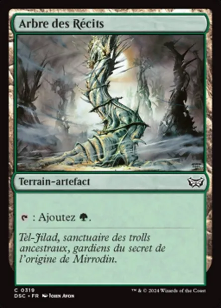 Arbre des Récits, carte Magic DSC 319 — extension Duskmourn: House of Horror Commander