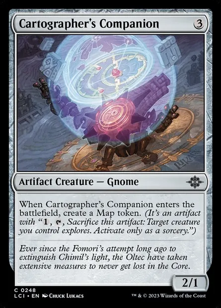 Cartographer's Companion, Magic card LCI 248 — The Lost Caverns of Ixalan set