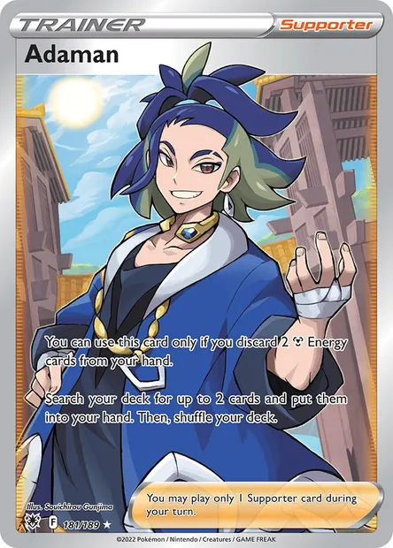 Adaman, Pokémon card ASR 181 — Astral Radiance set