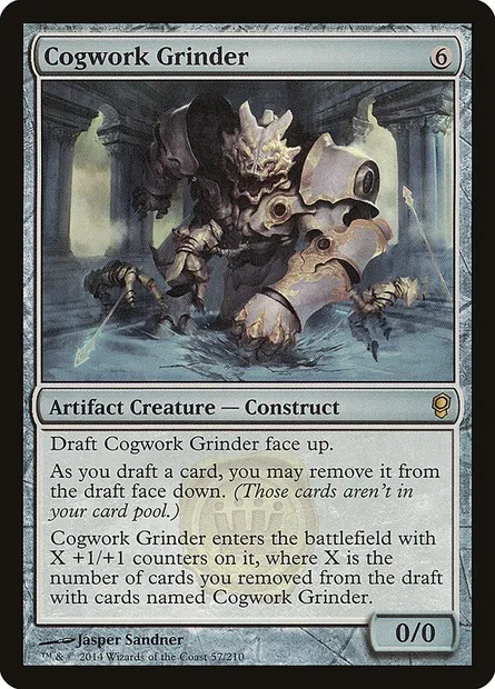 Cogwork Grinder, Magic card CNS 57 — Conspiracy set