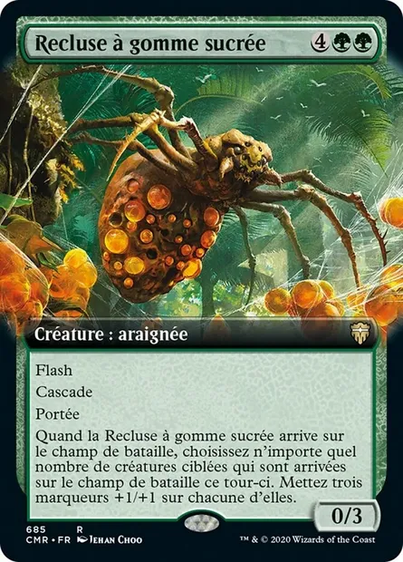 Recluse à gomme sucrée, carte Magic CMR 685 — extension Commander Legends